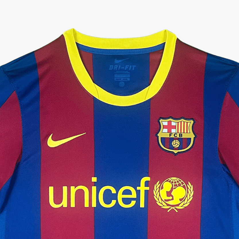 Original FC Barcelona 2010-2011 Home football shirt, size S, Messi 10 | Nostalgic Football Shirts