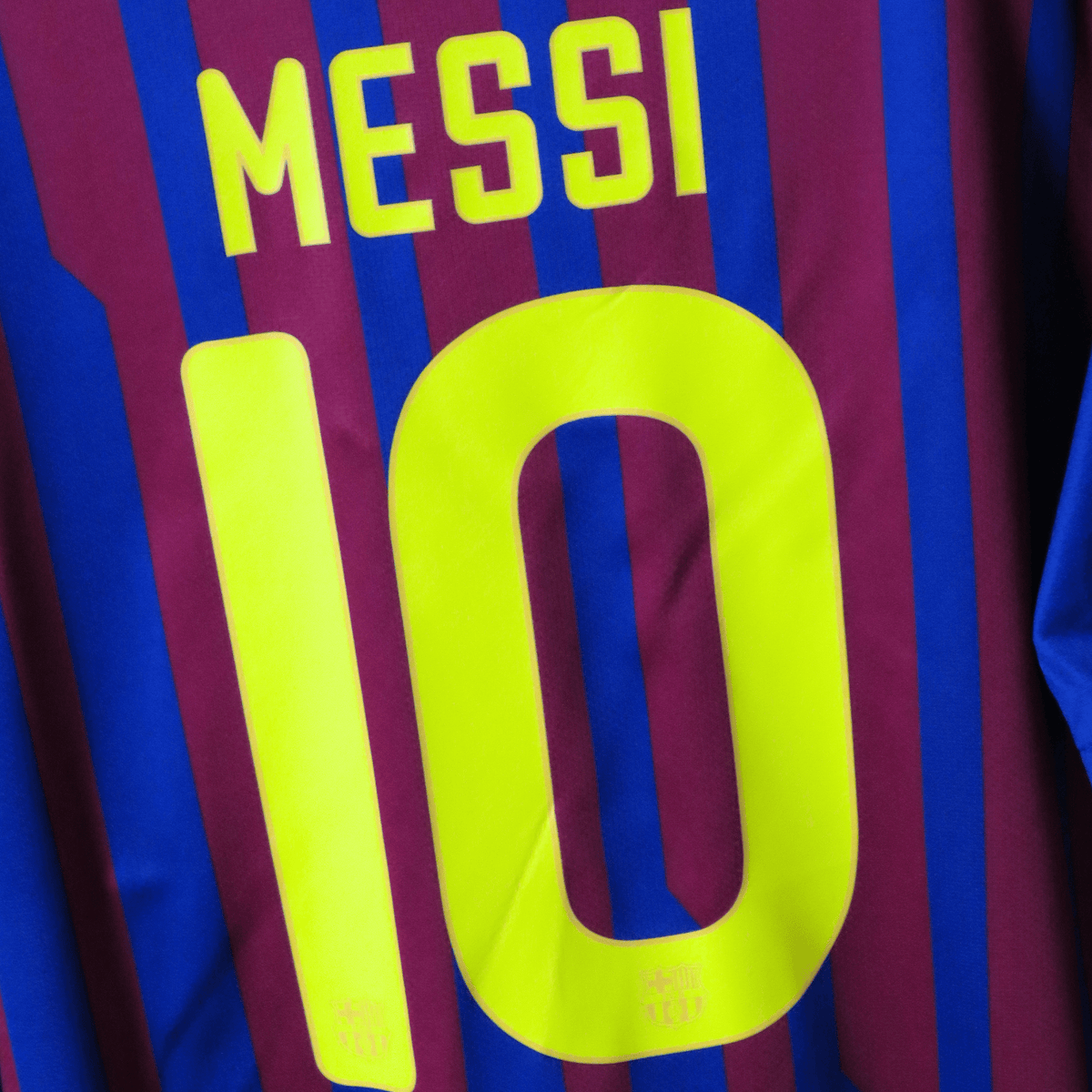 Retro FC Barcelona 2011-2012 Home football jersey by Nike, Messi 10, size XL | Nostalgic Football Shirts