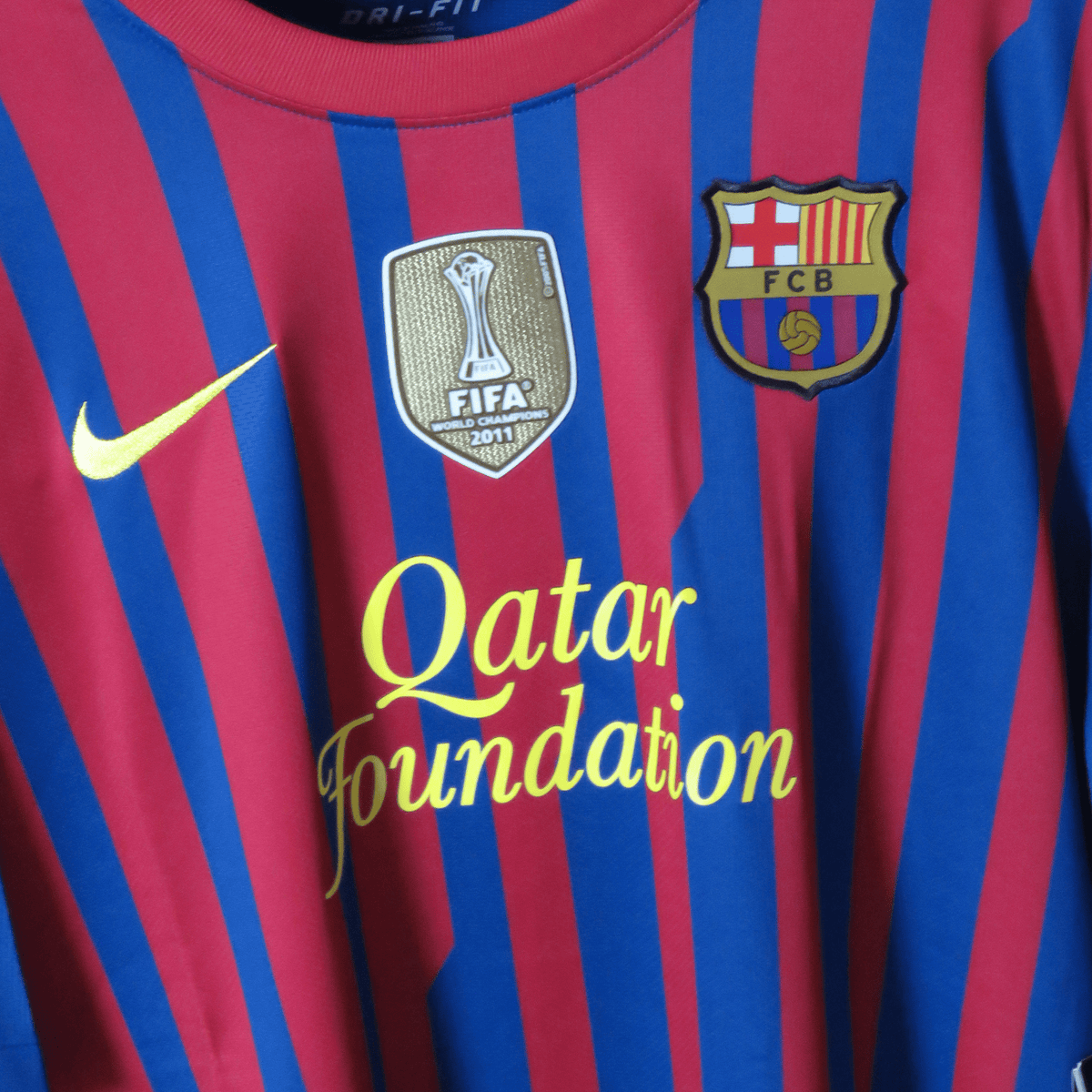 Original FC Barcelona 2011-2012 Home football shirt, size XL, Messi 10 | Nostalgic Football Shirts