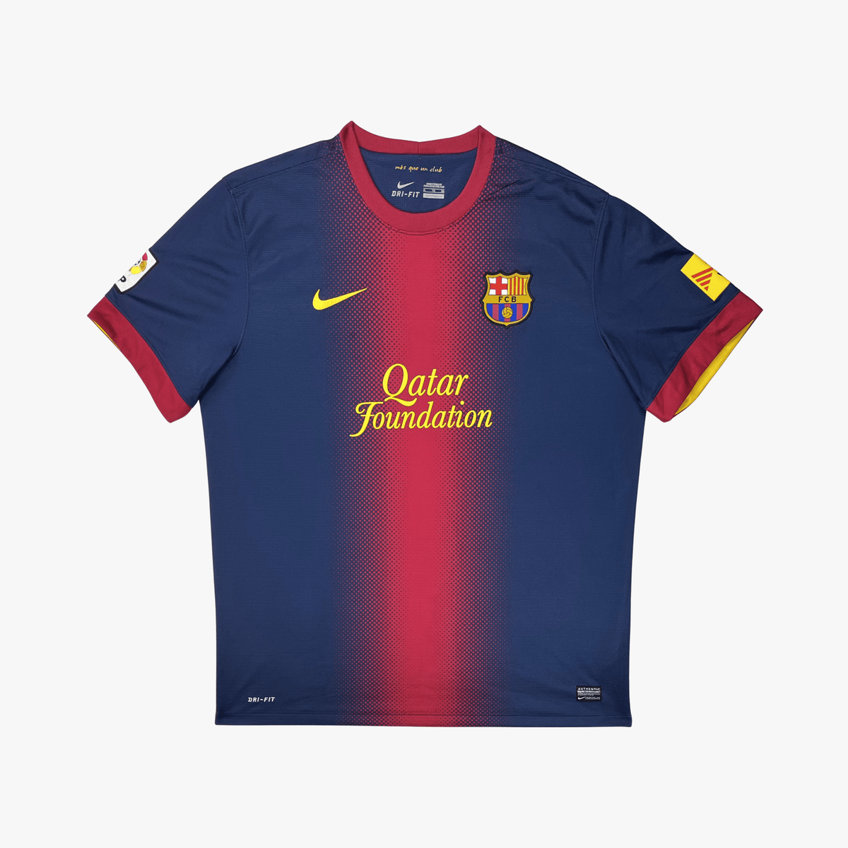 Authentic Nike FC Barcelona 2012-2013 Home shirt, Iniesta 8 on the back, size XL | Nostalgic Football Shirts