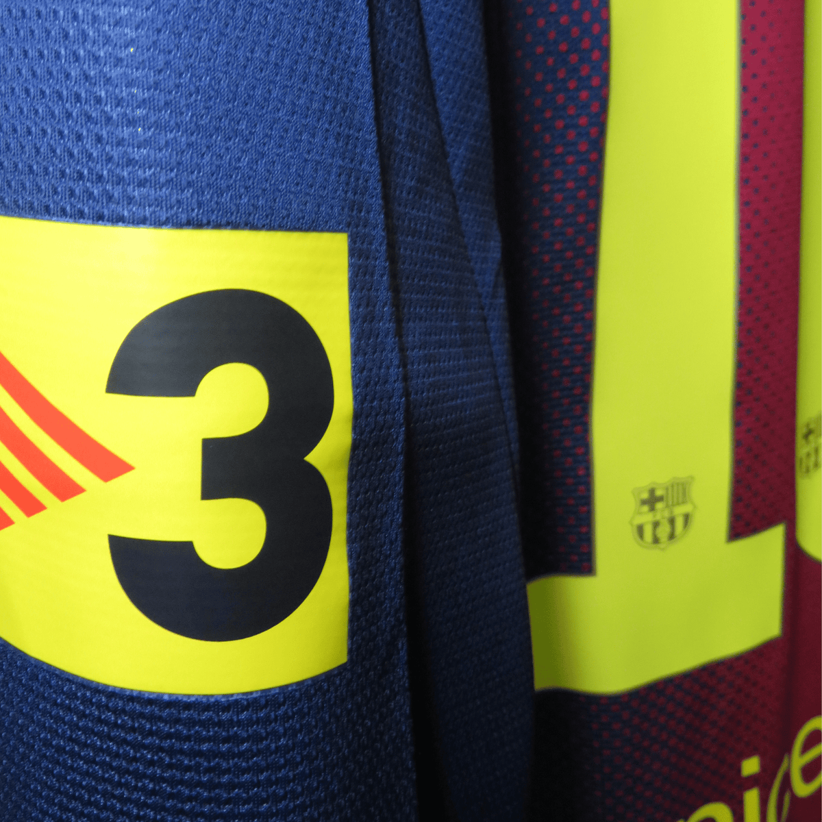 Authentic Nike FC Barcelona 2012-2013 Home longsleeve shirt, Messi 10 on the back, size XL | Nostalgic Football Shirts