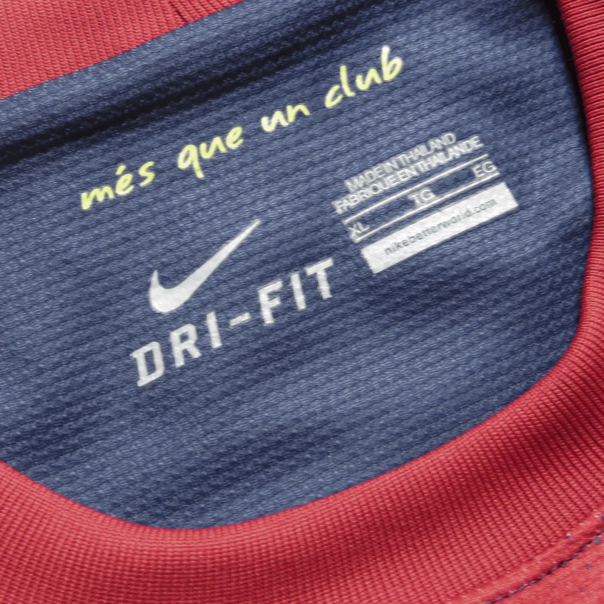 Retro FC Barcelona 2012-2013 Home longsleeve football jersey by Nike, Messi 10, size XL | Nostalgic Football Shirts