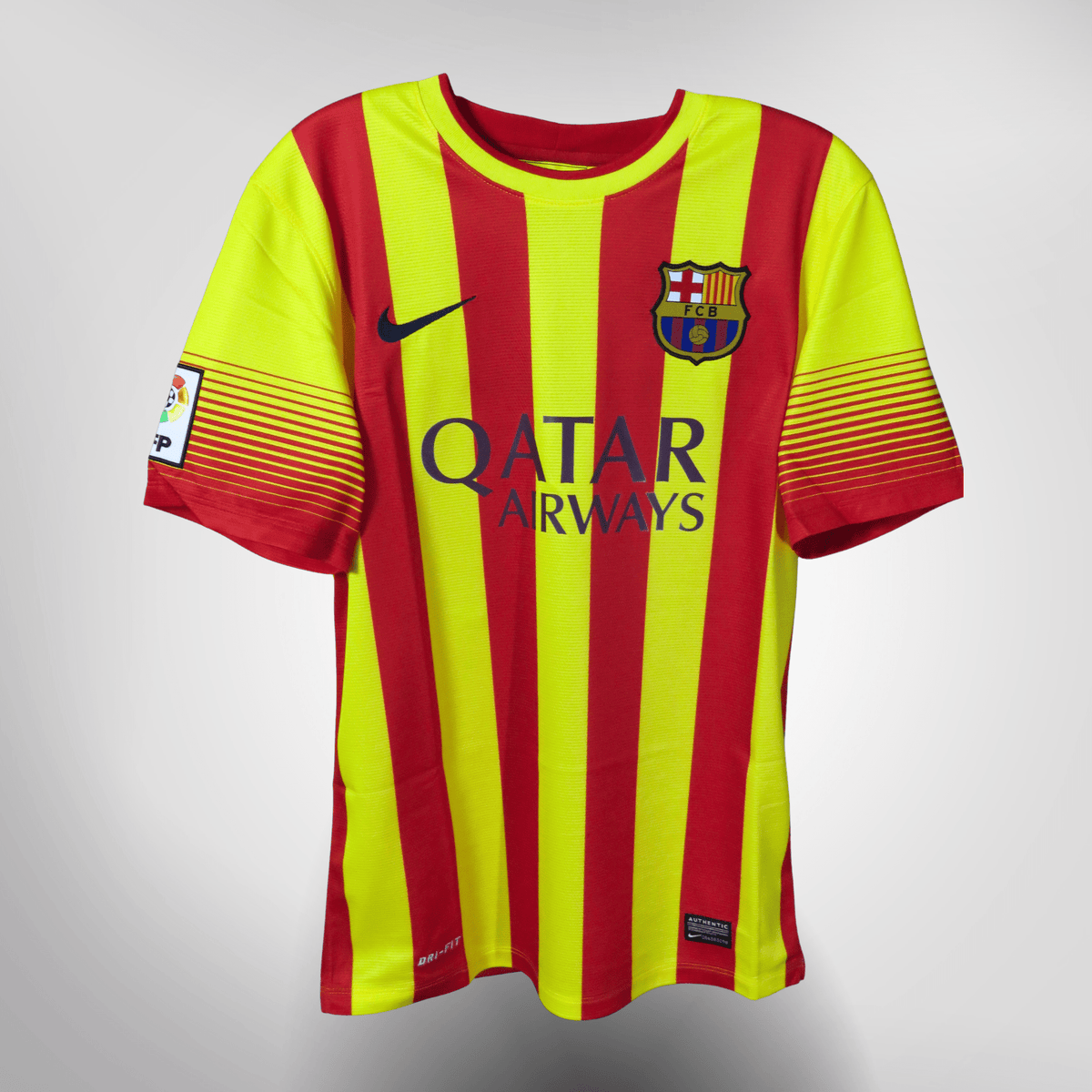 Authentic Nike FC Barcelona 2013-2014 Away shirt, Neymar Jr 10 on the back, size S | Nostalgic Football Shirts