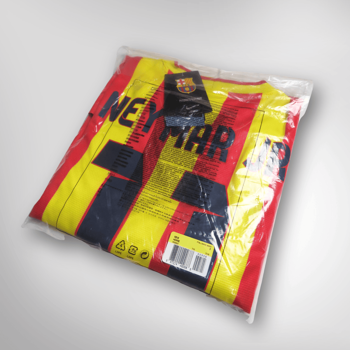 Retro FC Barcelona 2013-2014 Away football jersey by Nike, Neymar Jr 10, size S | Nostalgic Football Shirts