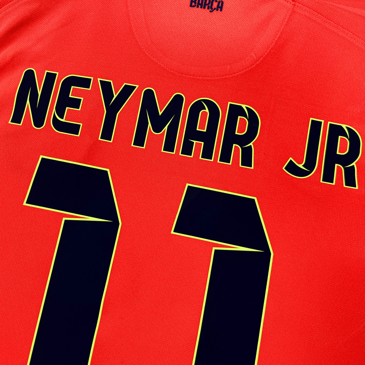 Retro FC Barcelona 2014-2015 Away football jersey by Nike, Neymar Jr 11, size L | Nostalgic Football Shirts