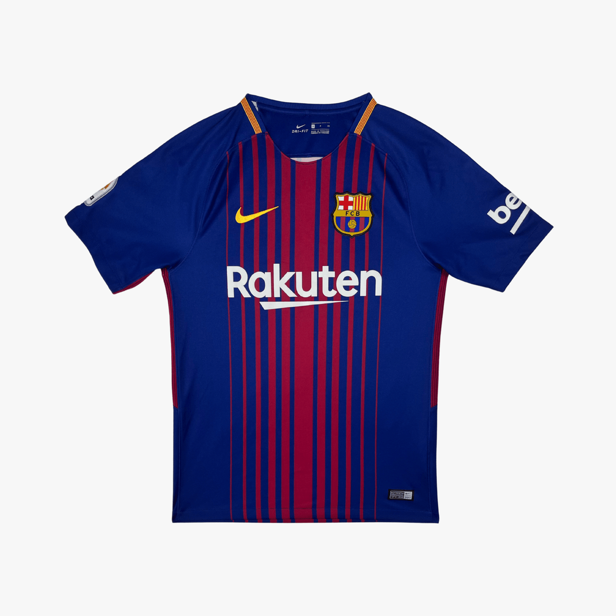 Authentic Nike FC Barcelona 2017-2018 Home shirt, Messi 10 on the back, size S | Nostalgic Football Shirts