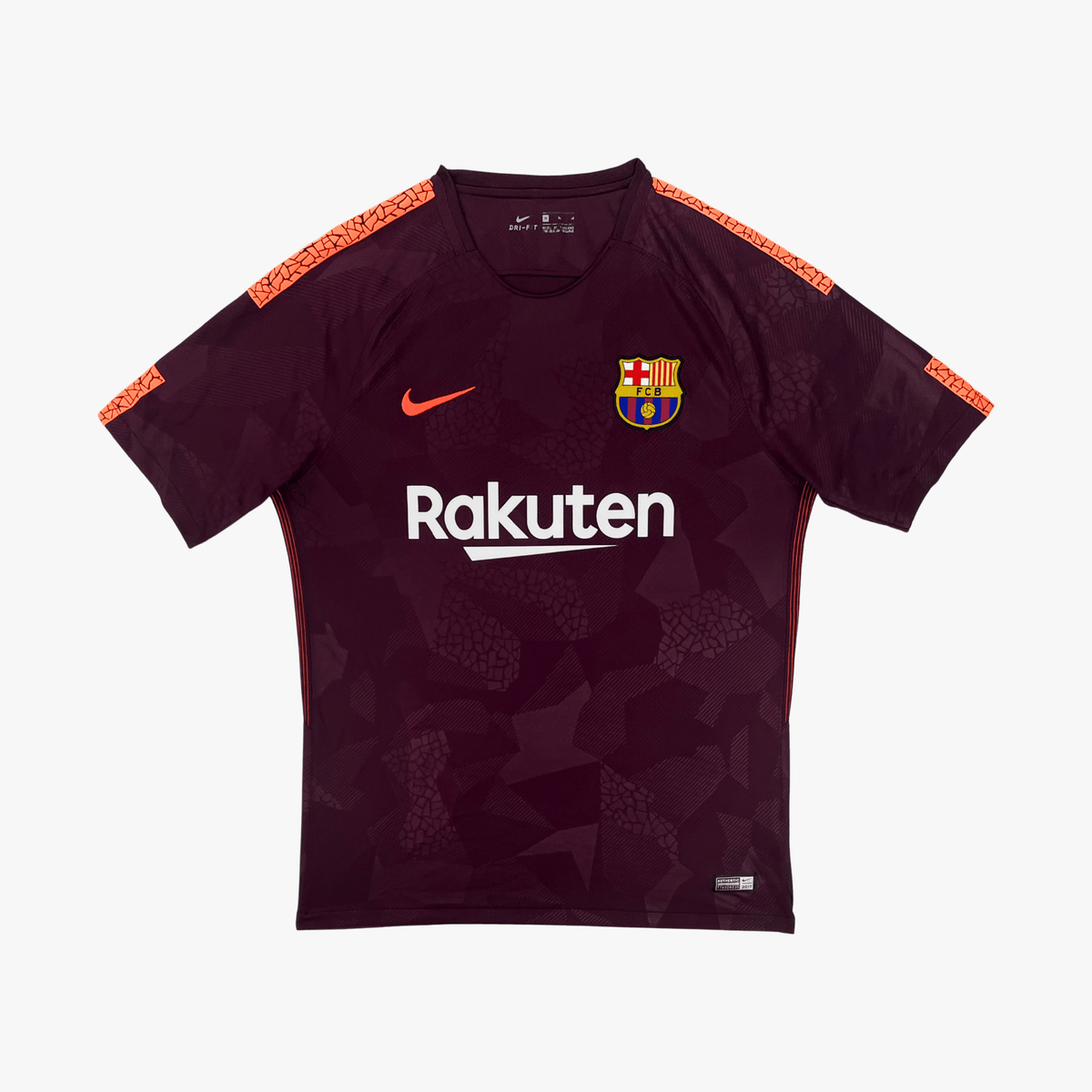 Authentic Nike FC Barcelona 2017-2018 Third shirt, Messi 10 on the back, size M | Nostalgic Football Shirts