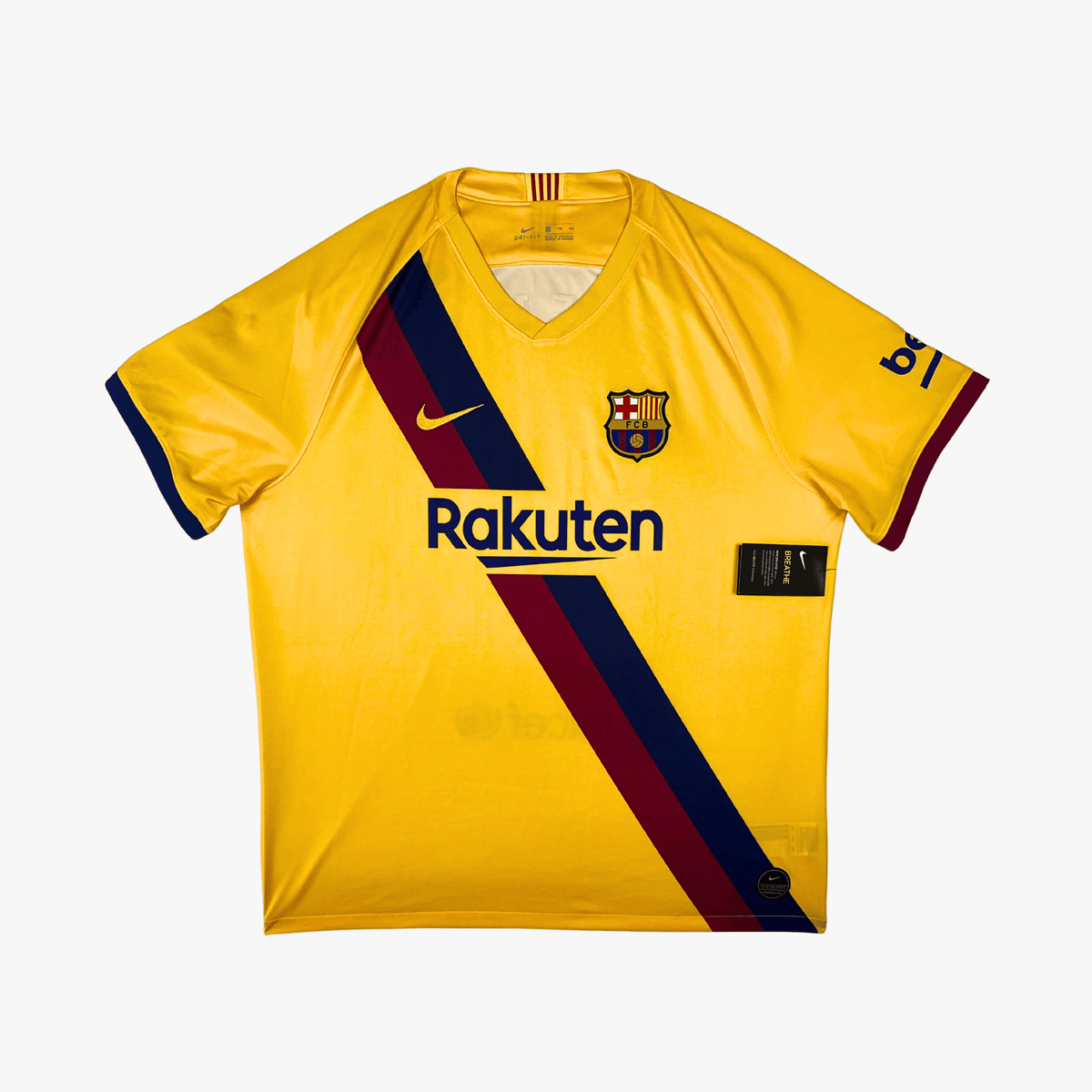 Authentic Nike FC Barcelona 2019-2020 Away shirt, de Jong 21 on the back, size XXL | Nostalgic Football Shirts