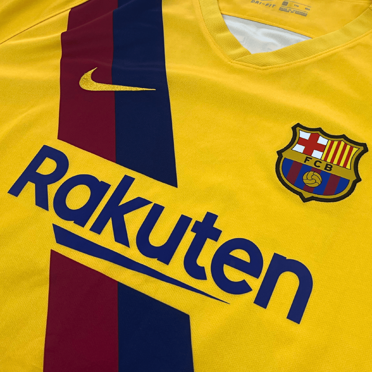 Original FC Barcelona 2019-2020 Away football shirt, brand new with tags, size XXL, de Jong 21 | Nostalgic Football Shirts
