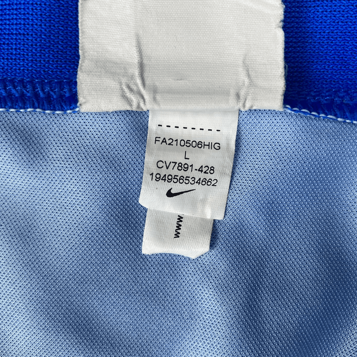Authentic Nike FC Barcelona 2021-2022 Home shirt, Ansu Fati 10 on the back, size L | Nostalgic Football Shirts