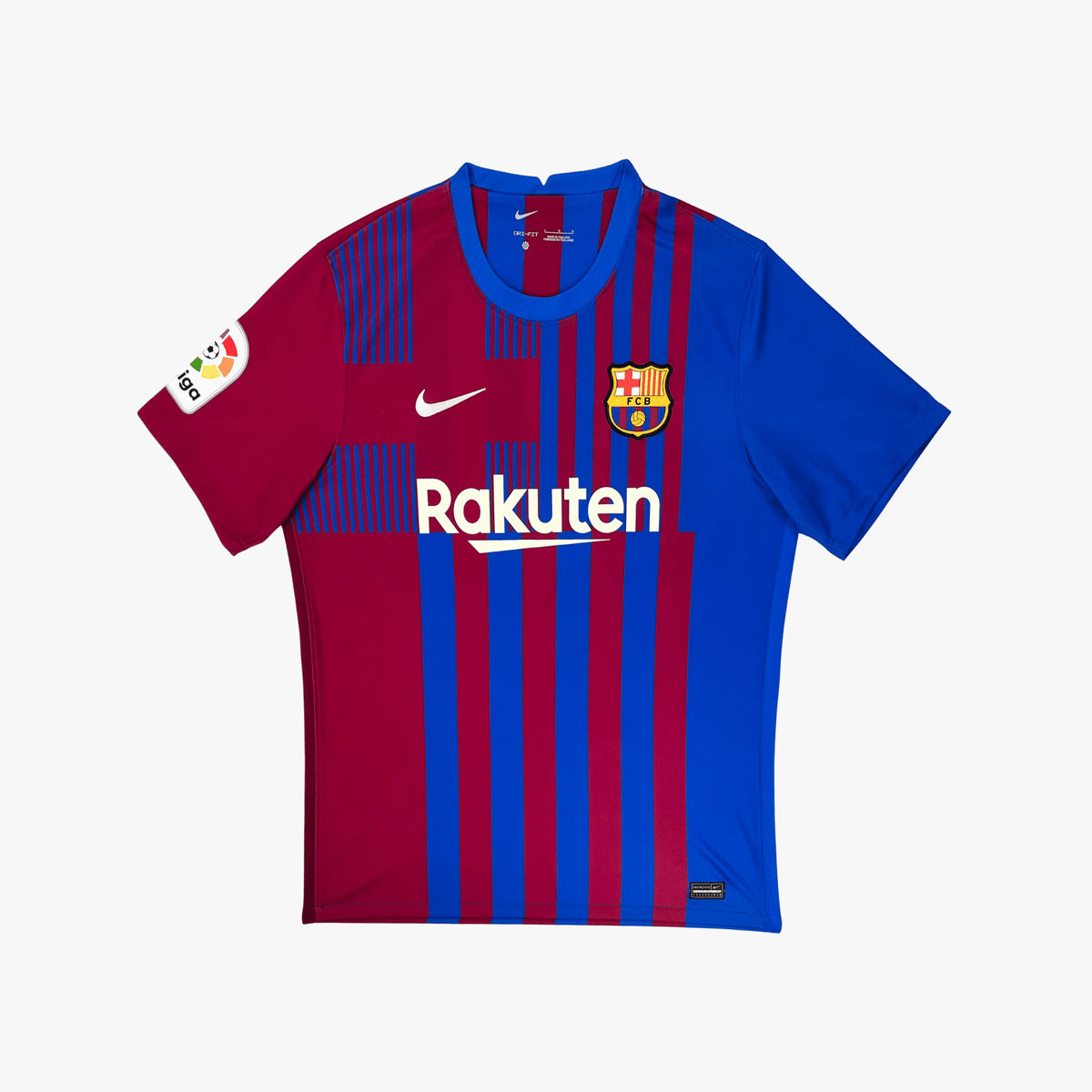 Authentic Nike FC Barcelona 2021-2022 Home shirt, Ansu Fati 10 on the back, size L | Nostalgic Football Shirts