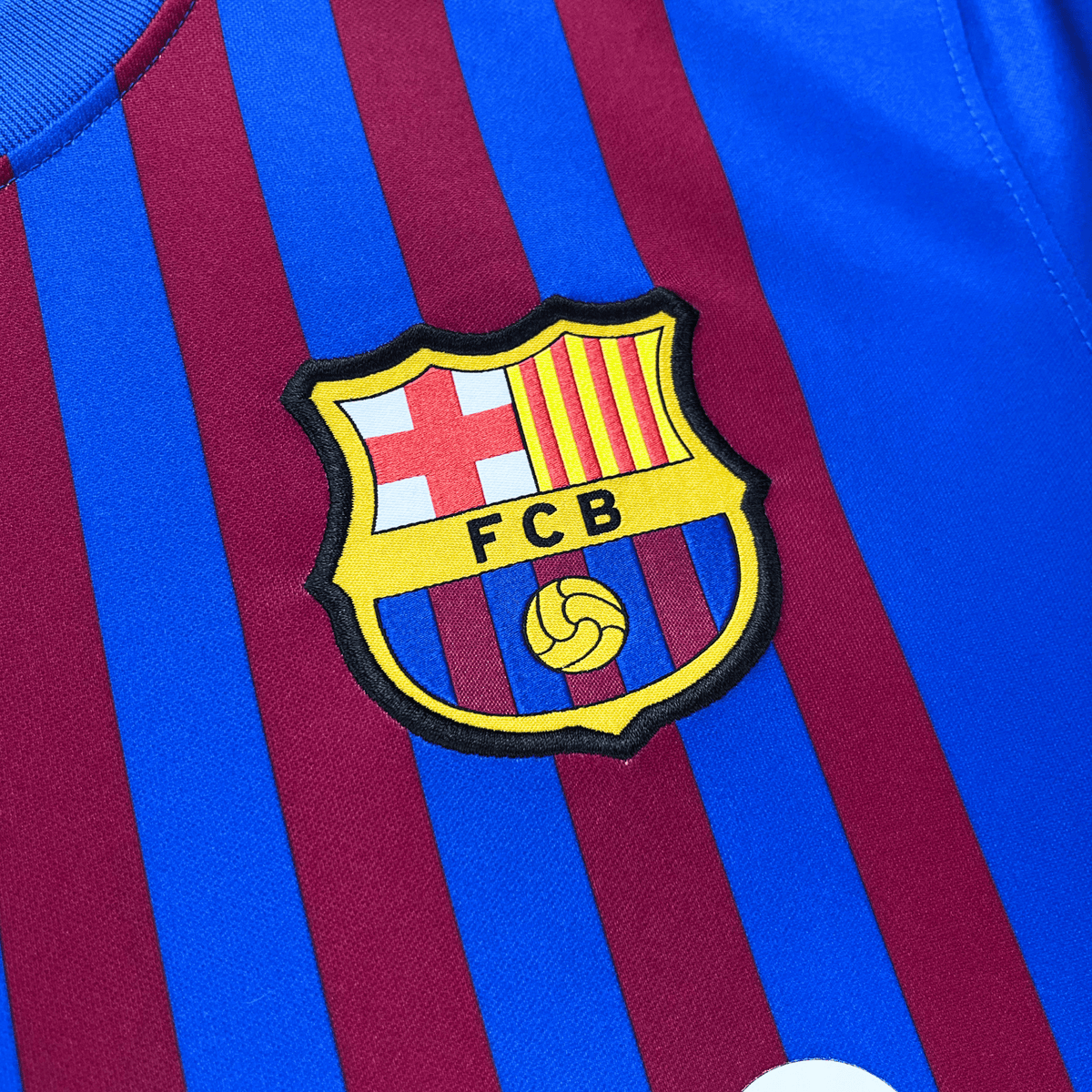 Vintage FC Barcelona 2021-2022 Home football shirt with Ansu Fati 10 print, size L | Nostalgic Football Shirts