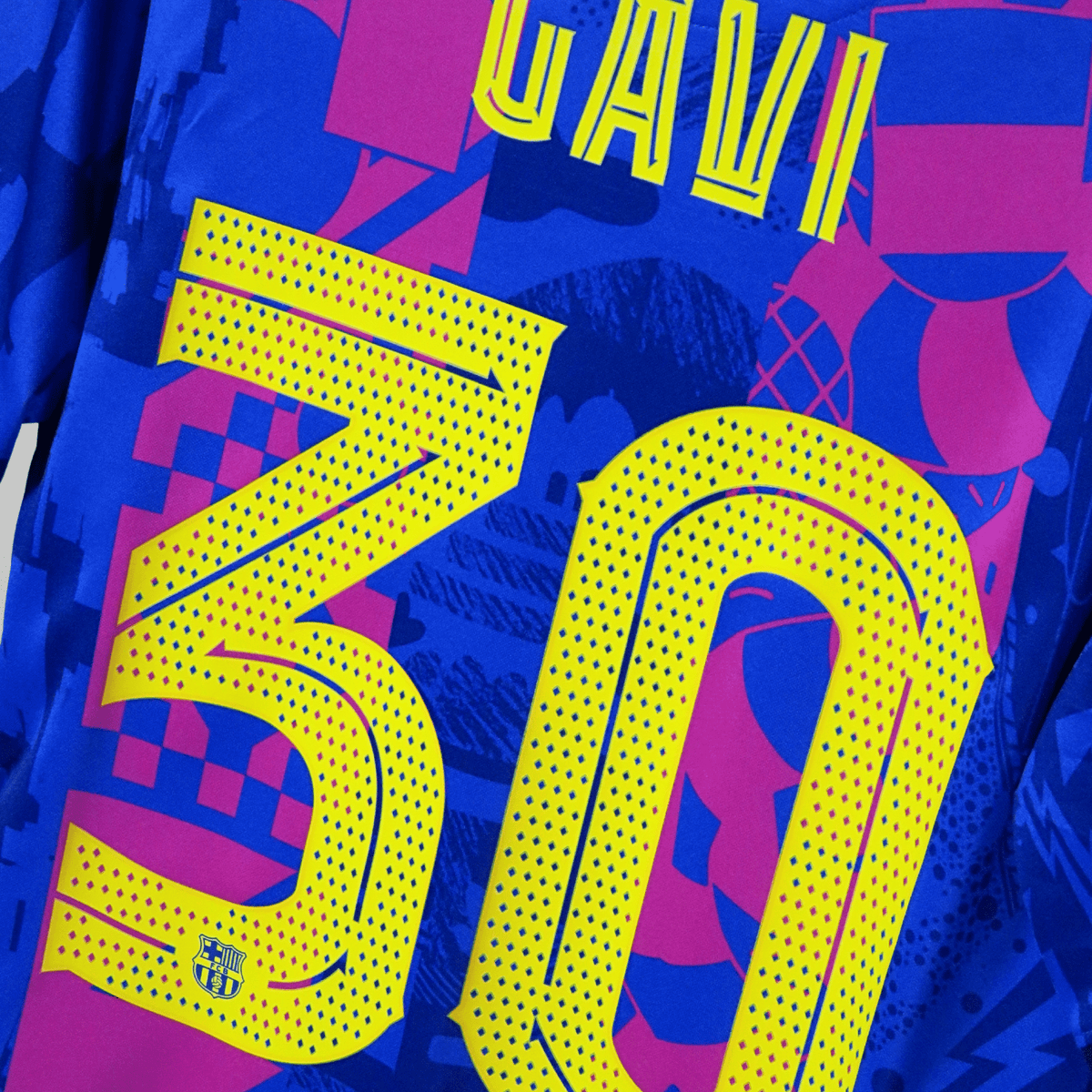 FC Barcelona 2021-22 Third Gavi #30 Shirt S – Nostalgic Football