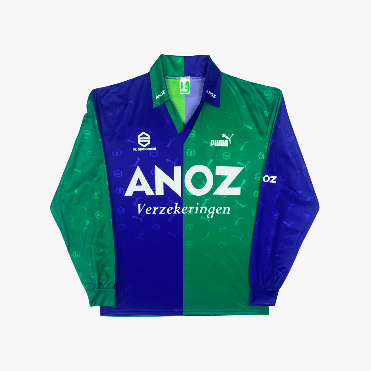 Vintage FC Groningen 1996-1999 Away longsleeve football shirt, size XXL | Nostalgic Football Shirts