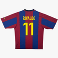 FC Barcelona 1998-99 Home Rivaldo #11 Shirt M