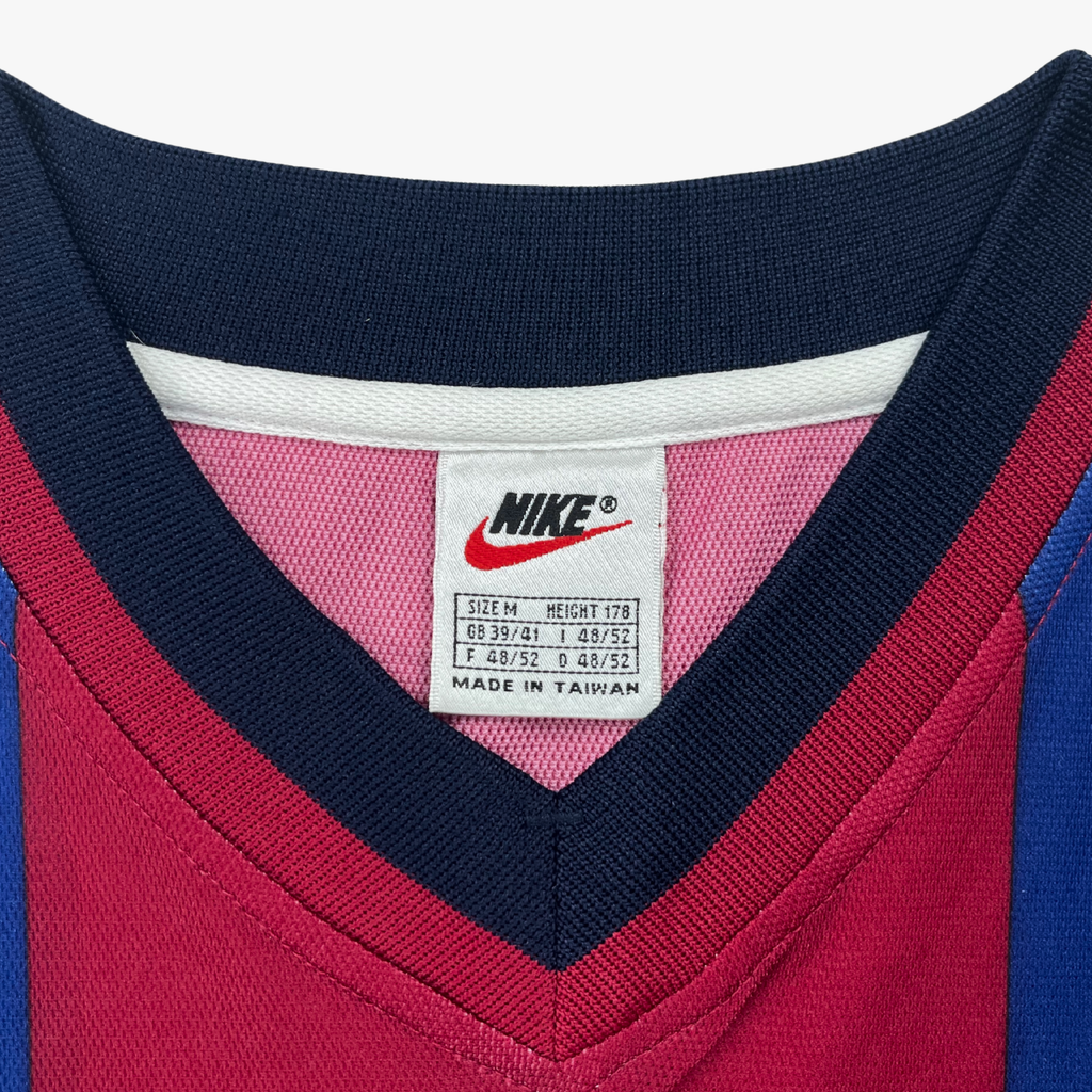 FC Barcelone 1998-99 Domicile Rivaldo #11 Maillot M