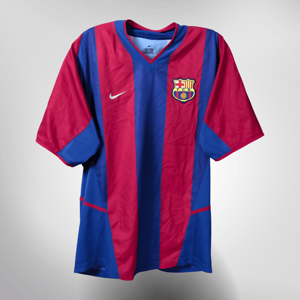 FC Barcelona 2002-03 Home Riquelme #10 Shirt L