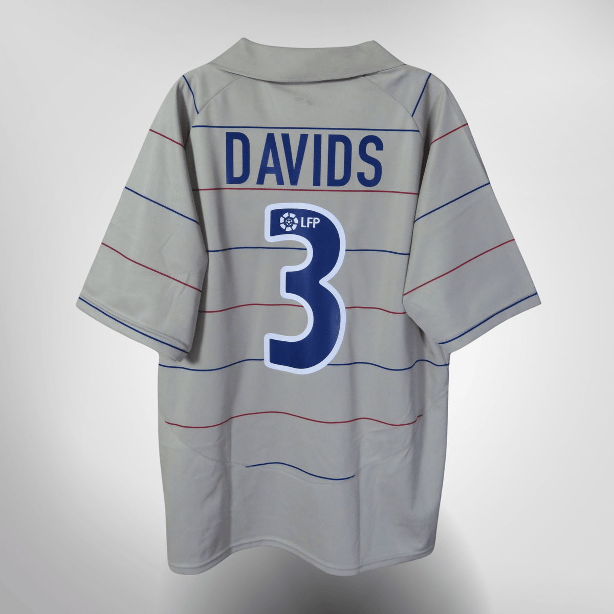 FC Barcelona 2003-04 Away Davids #3 Basic Shirt M