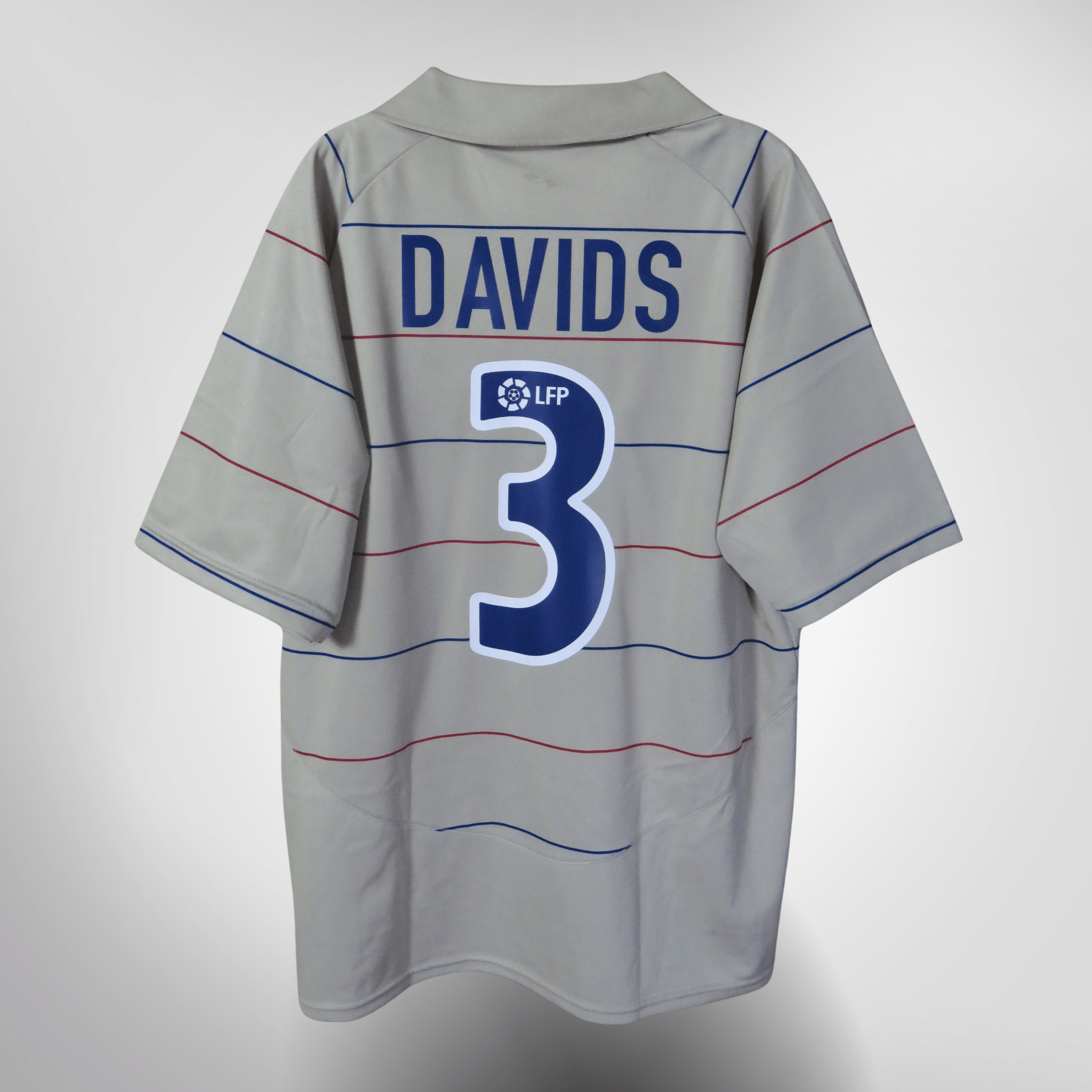 FC Barcelona 2003-04 Away Davids #3 Basic Shirt M