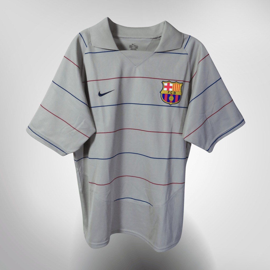 FC Barcelona 2003-04 Away Davids #3 Basic Shirt M