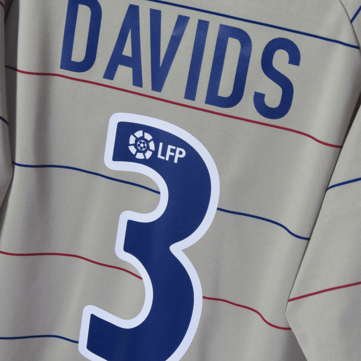 FC Barcelona 2003-04 Away Davids #3 Basic Shirt M