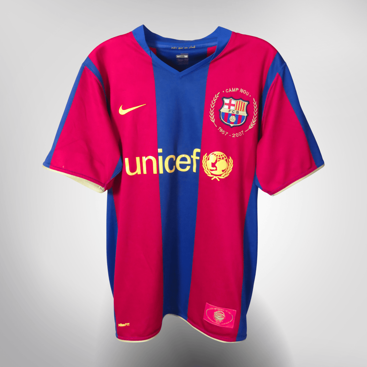 FC Barcelona 2007-08 Home Bojan #27 Shirt M