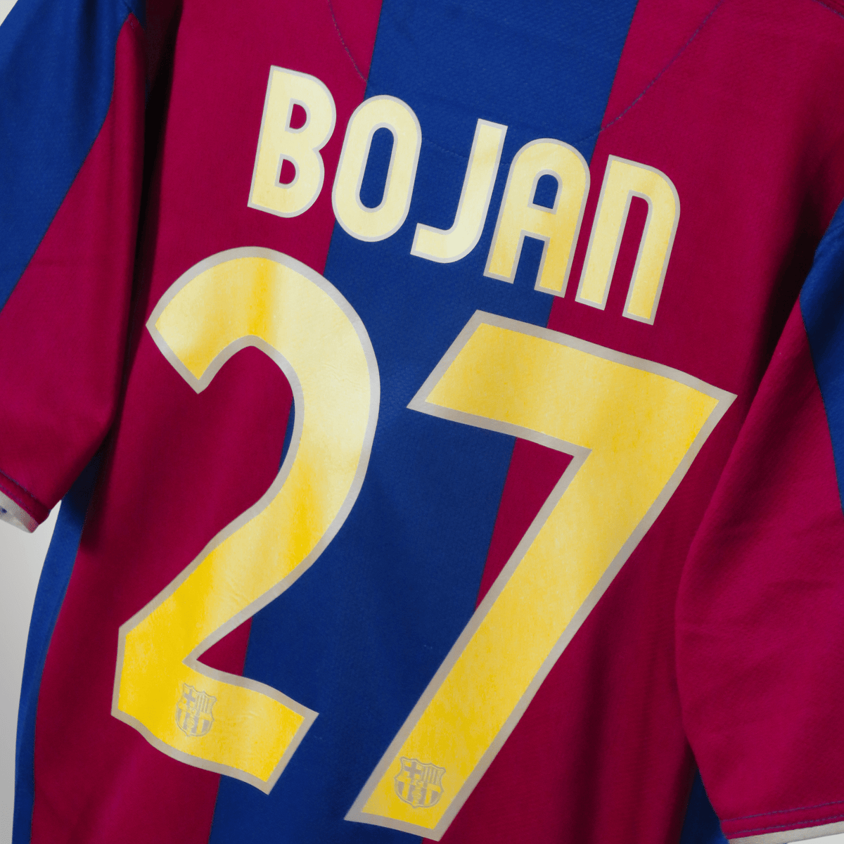 FC Barcelona 2007-08 Home Bojan #27 Shirt M