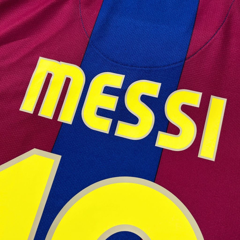 FC Barcelona 2007-08 Thuis Messi #19 Shirt L