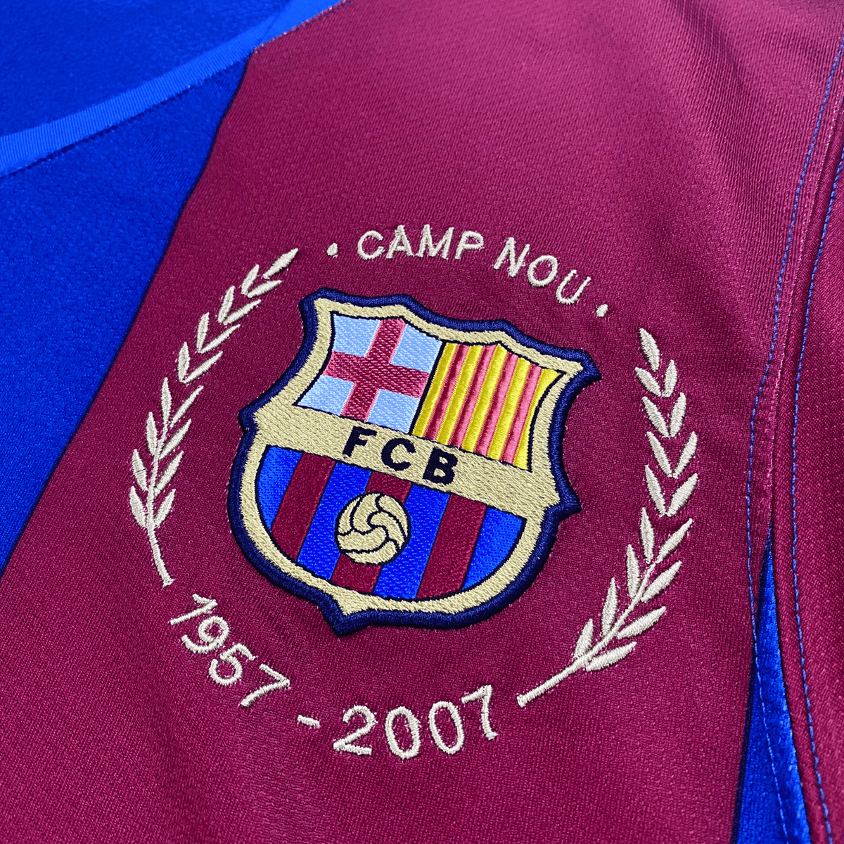 FC Barcelona 2007-08 Home Messi #19 Shirt S
