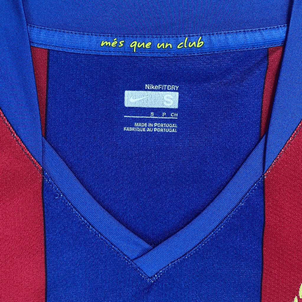 FC Barcelona 2007-08 Home Messi #19 Shirt S