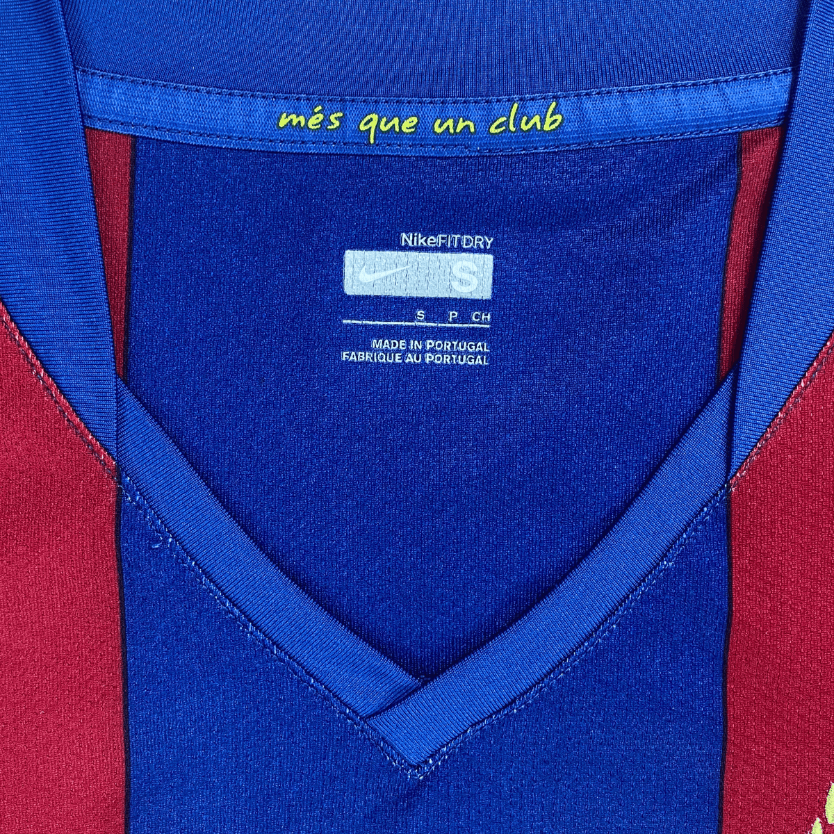 FC Barcelona 2007-08 Home Messi #19 Shirt S
