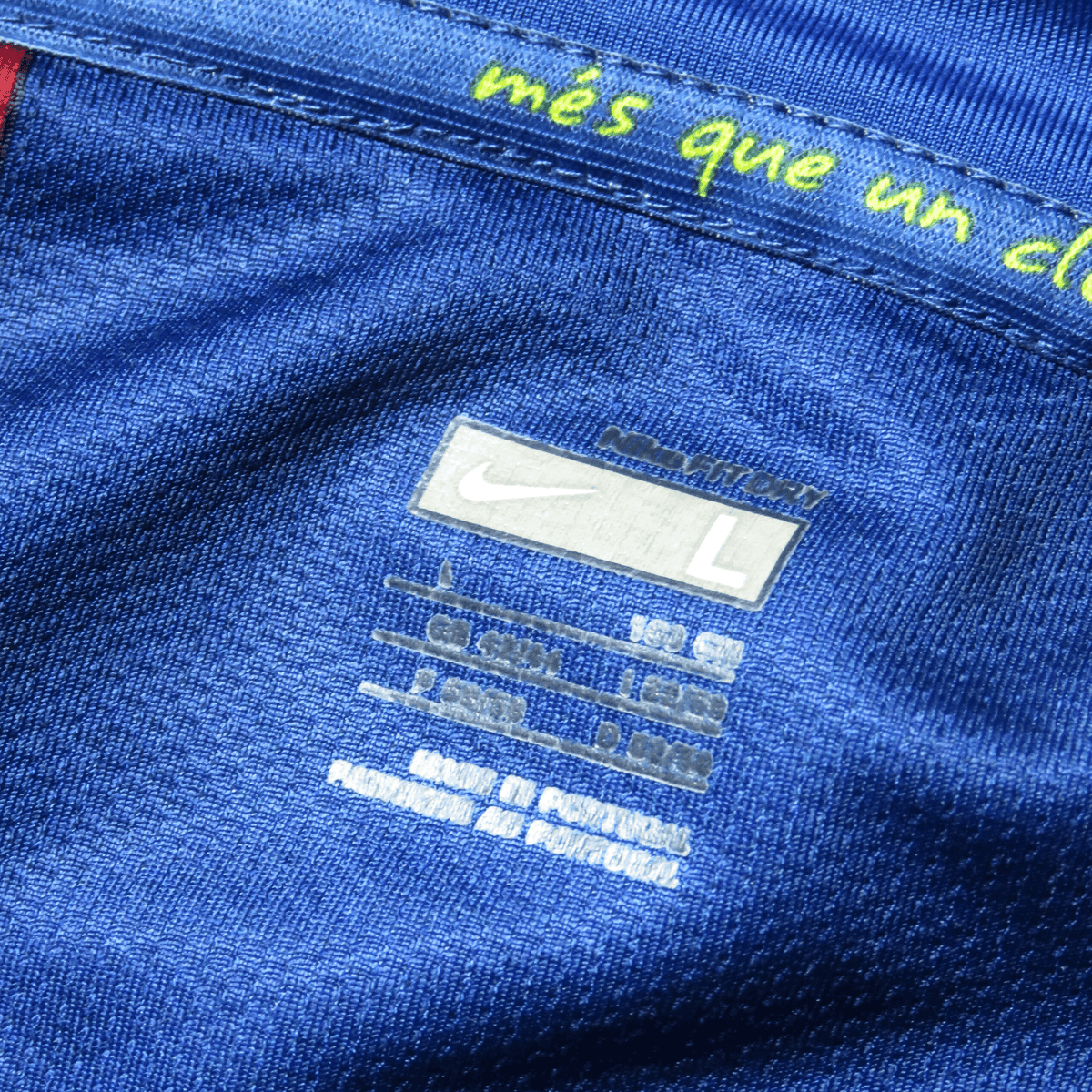 FC Barcelona 2007-08 Home Ronaldinho Shirt L