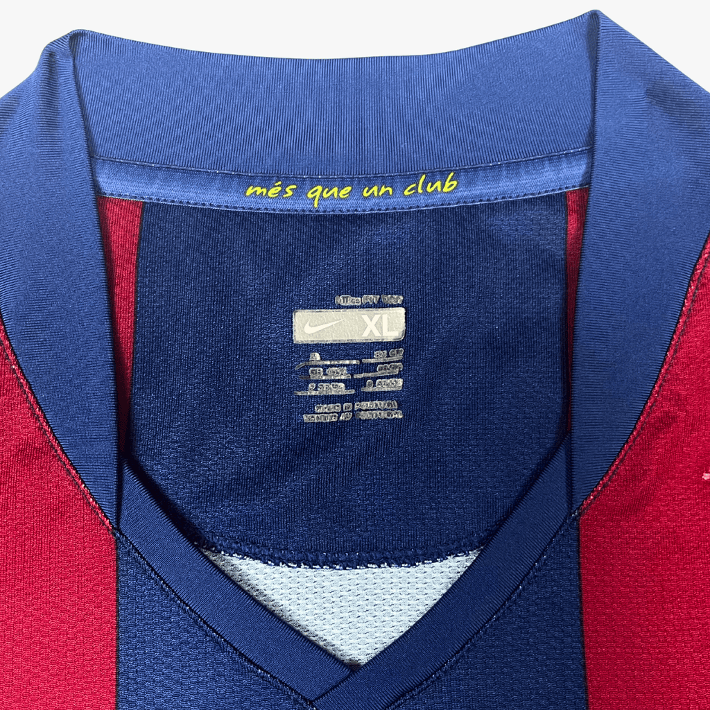FC Barcelona 2007-08 Ronaldinho #10 thuisshirt XL