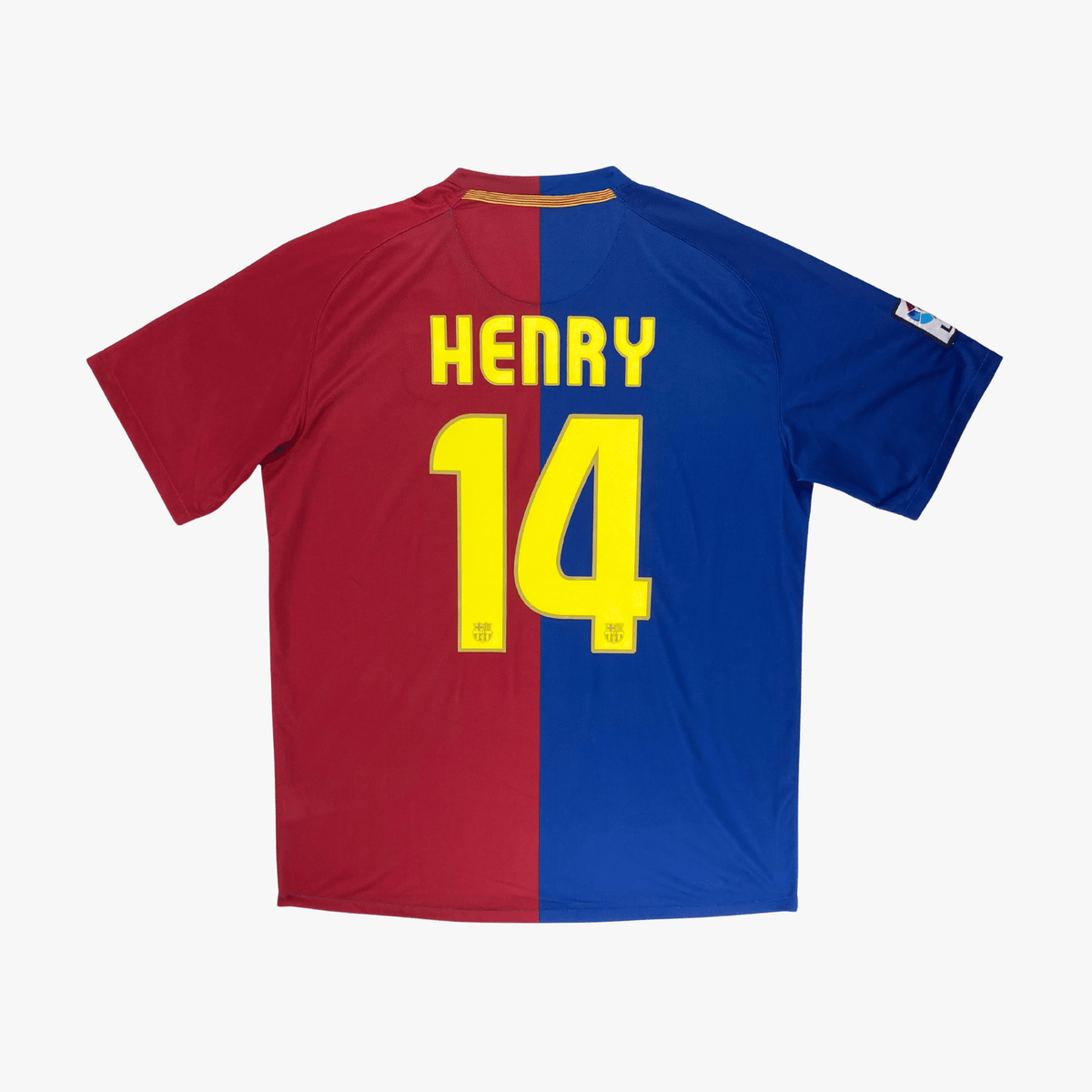 FC Barcelona 2008-09 Home Henry #14 Shirt L