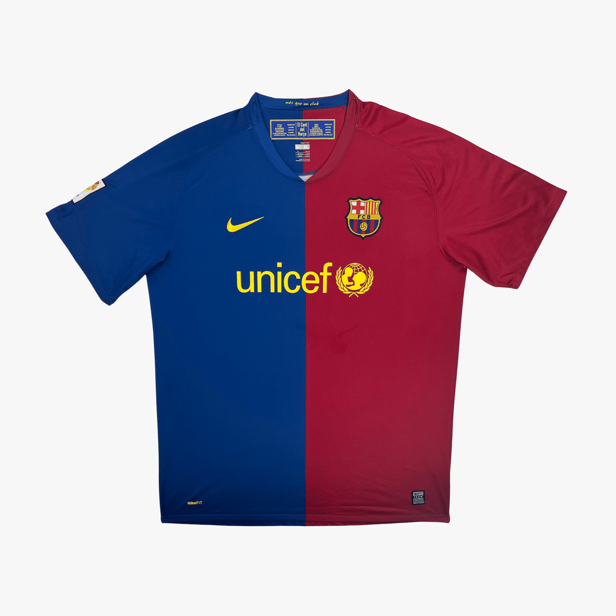 FC Barcelona Home 2008-09 Henry #14 Shirt XL