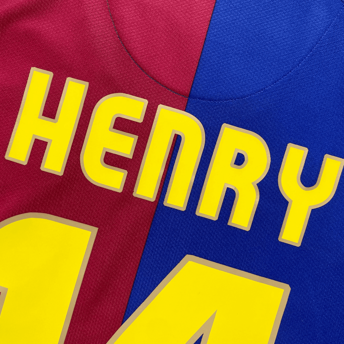 FC Barcelona 2008-09 Home Henry #14 Shirt L