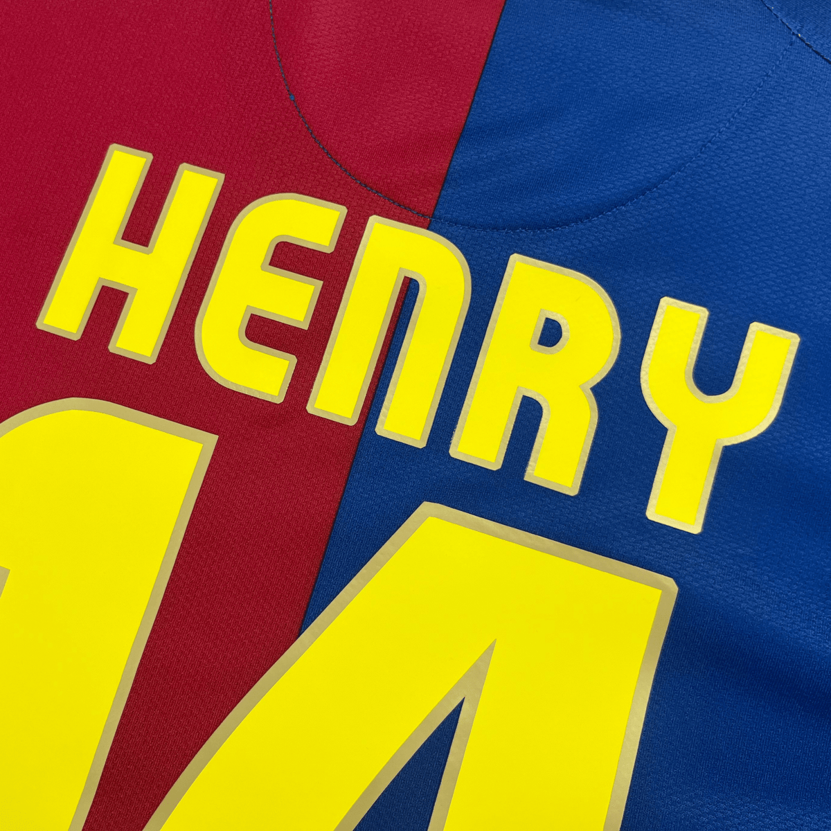 FC Barcelona Home 2008-09 Henry #14 Shirt XL