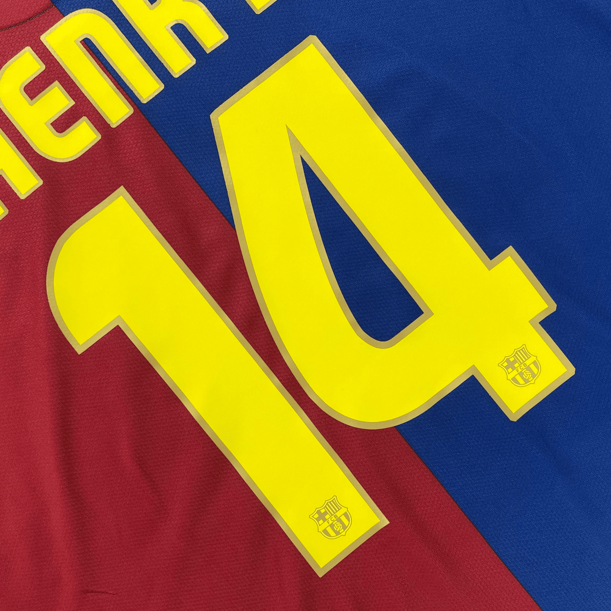 FC Barcelona 2008-09 Home Henry #14 Shirt L