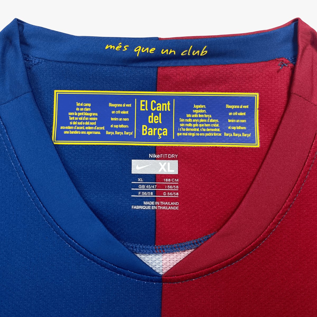 FC Barcelona Home 2008-09 Henry #14 Shirt XL