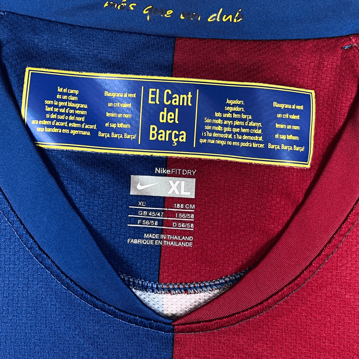 FC Barcelona 2008-09 Home Shirt XL