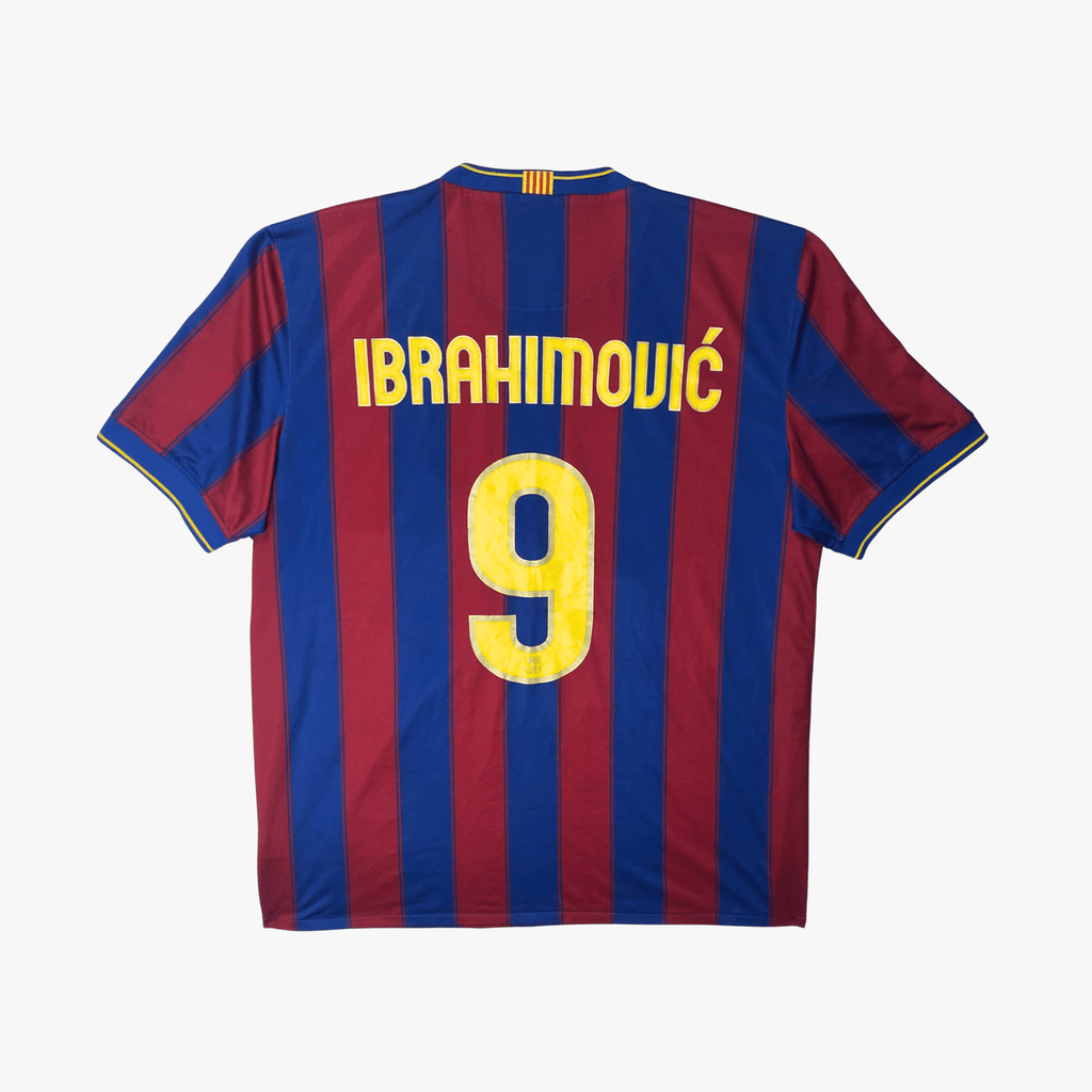 FC Barcelona 2009-10 Thuisshirt Ibrahimović #9 XXL