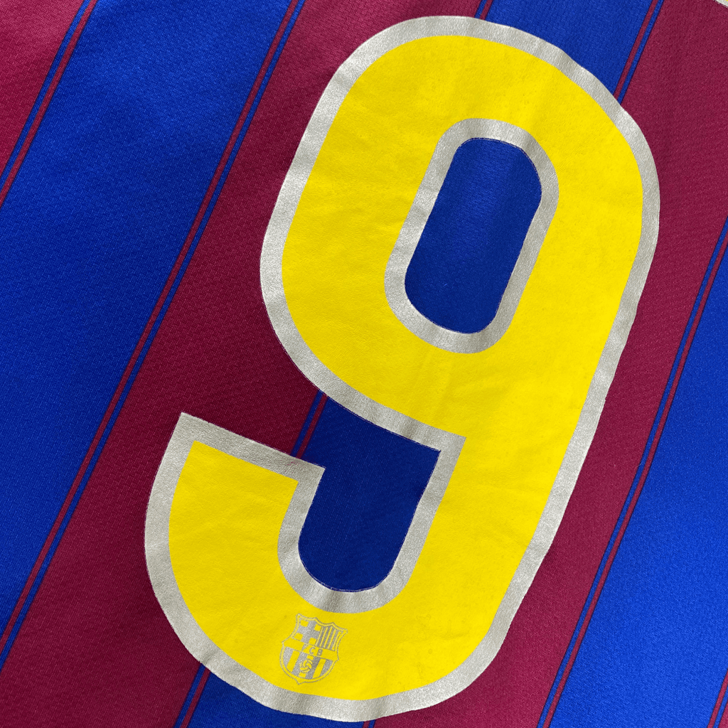 FC Barcelona 2009-10 Thuisshirt Ibrahimović #9 XXL