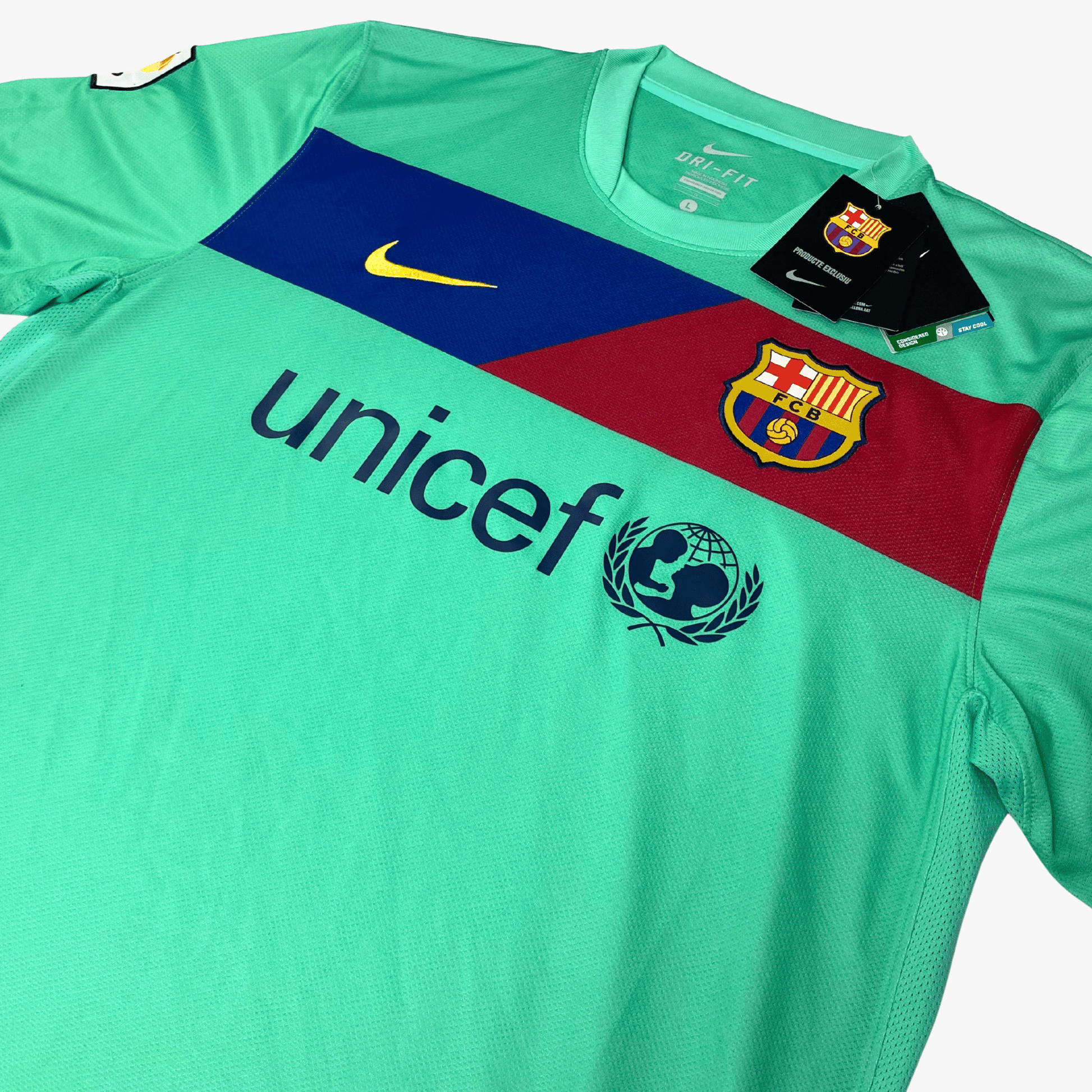 FC Barcelona Uitshirt 2010-11 BNWT L
