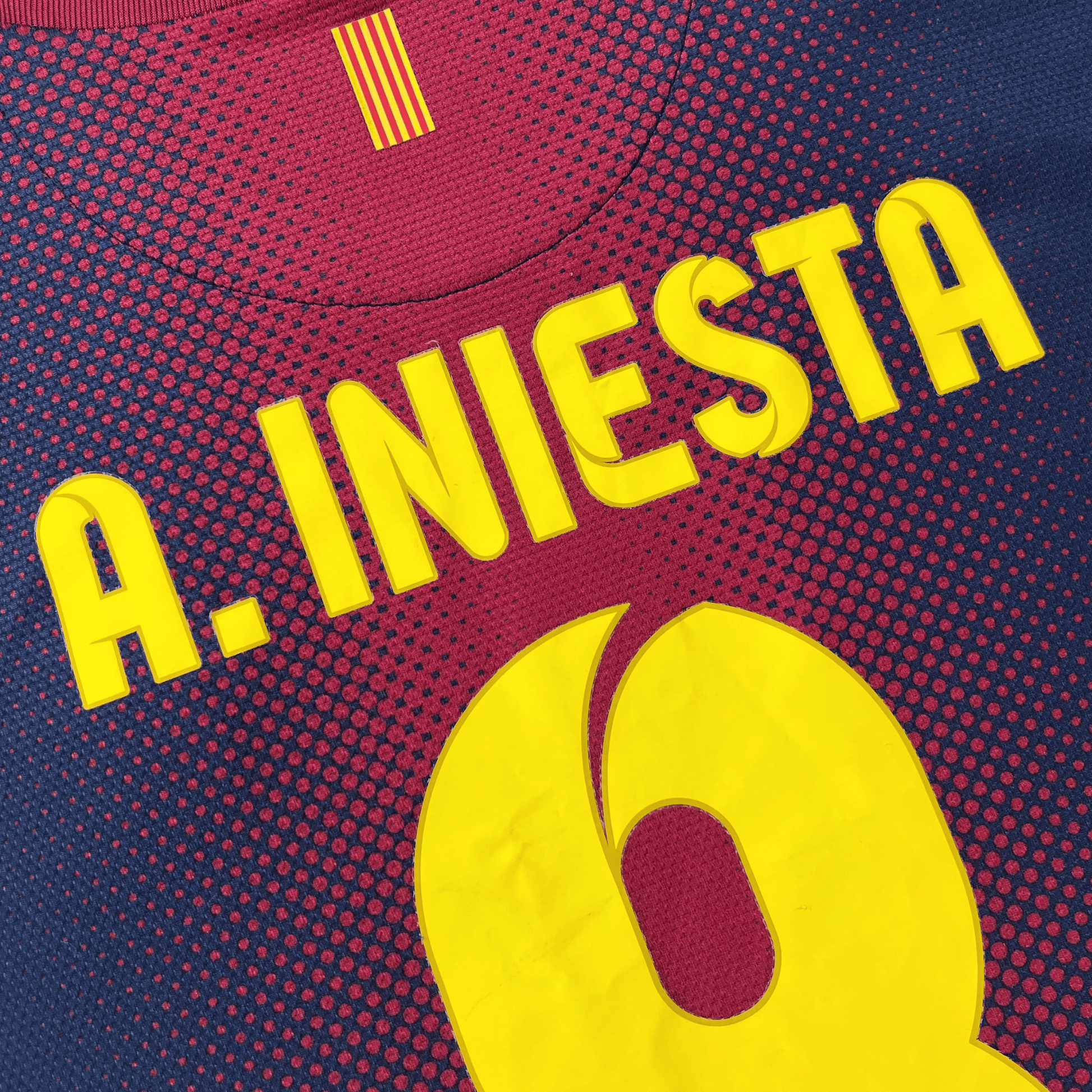 FC Barcelone 2012-2013 Domicile Iniesta #8 Maillot XL