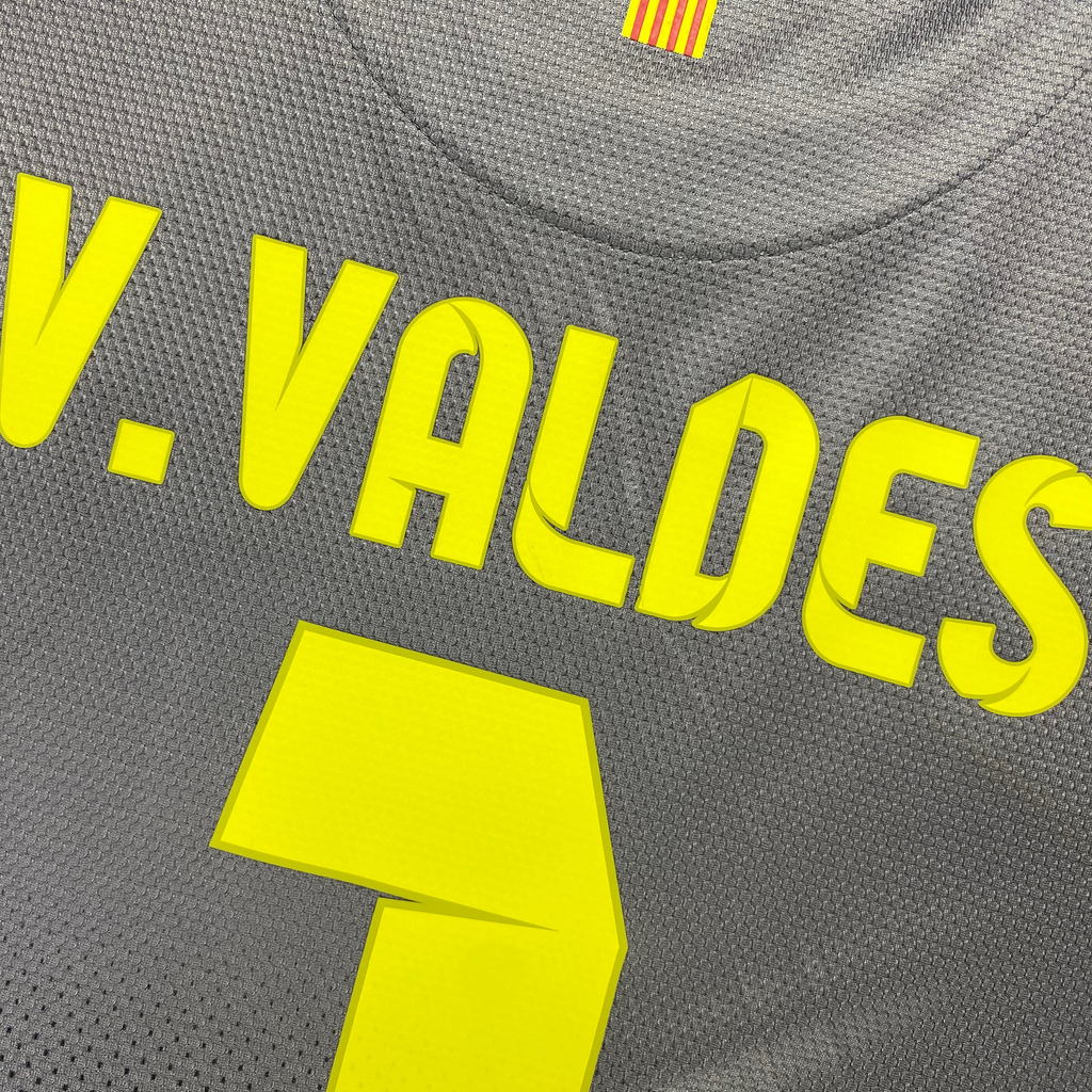 Maillot du gardien Valdés n°1 du FC Barcelone, saison 2012-2013, taille XL