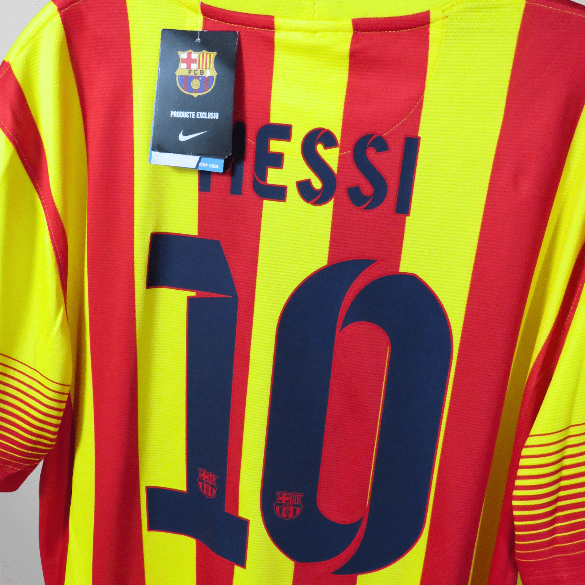 FC Barcelona 2013-14 Away Messi #10 Shirt BNWT XL
