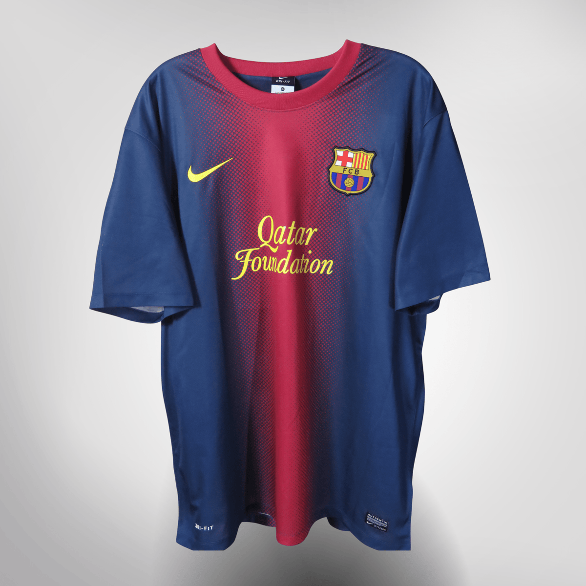 FC Barcelona 2012-13 Home Fabregas #4 Basic Shirt XL