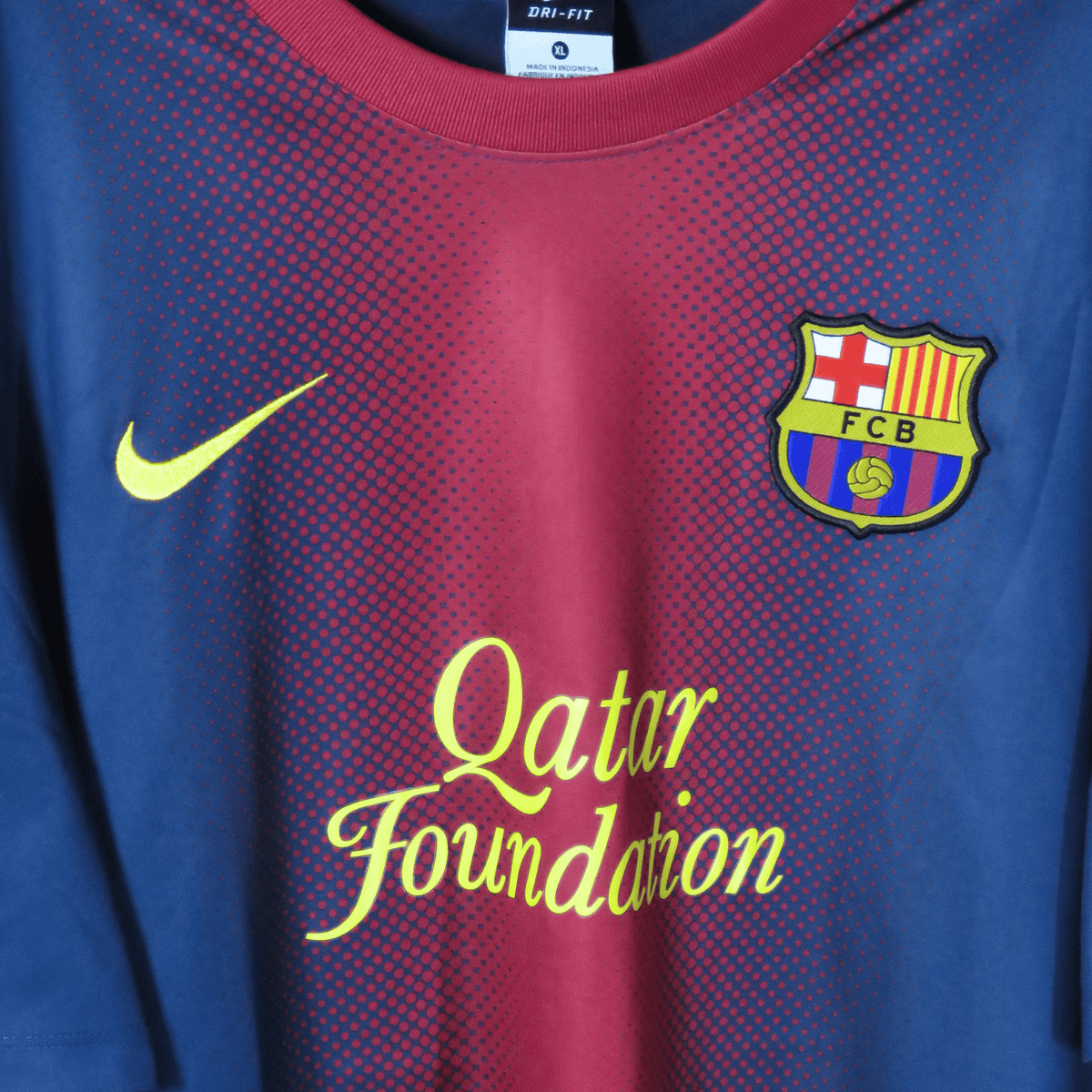FC Barcelona 2012-13 Home Fabregas #4 Basic Shirt XL