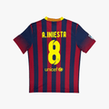 FC Barcelona 2013-14 Home Iniesta #8 Shirt L