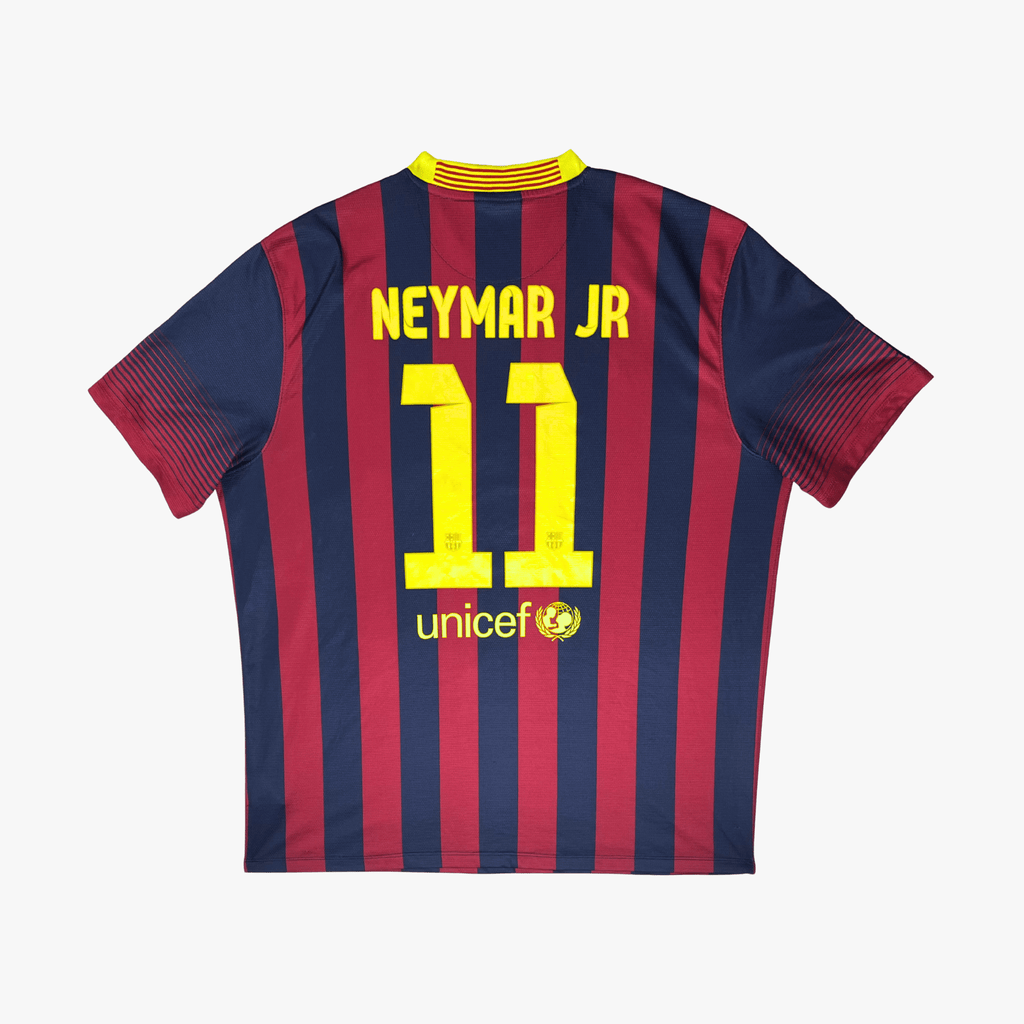 FC Barcelona 2013-14 Thuisshirt Neymar Jr #11 XXL